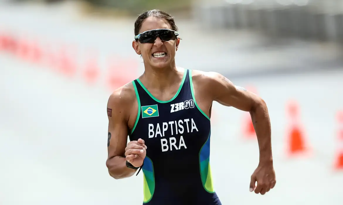 Foto da Luisa Baptista correndo